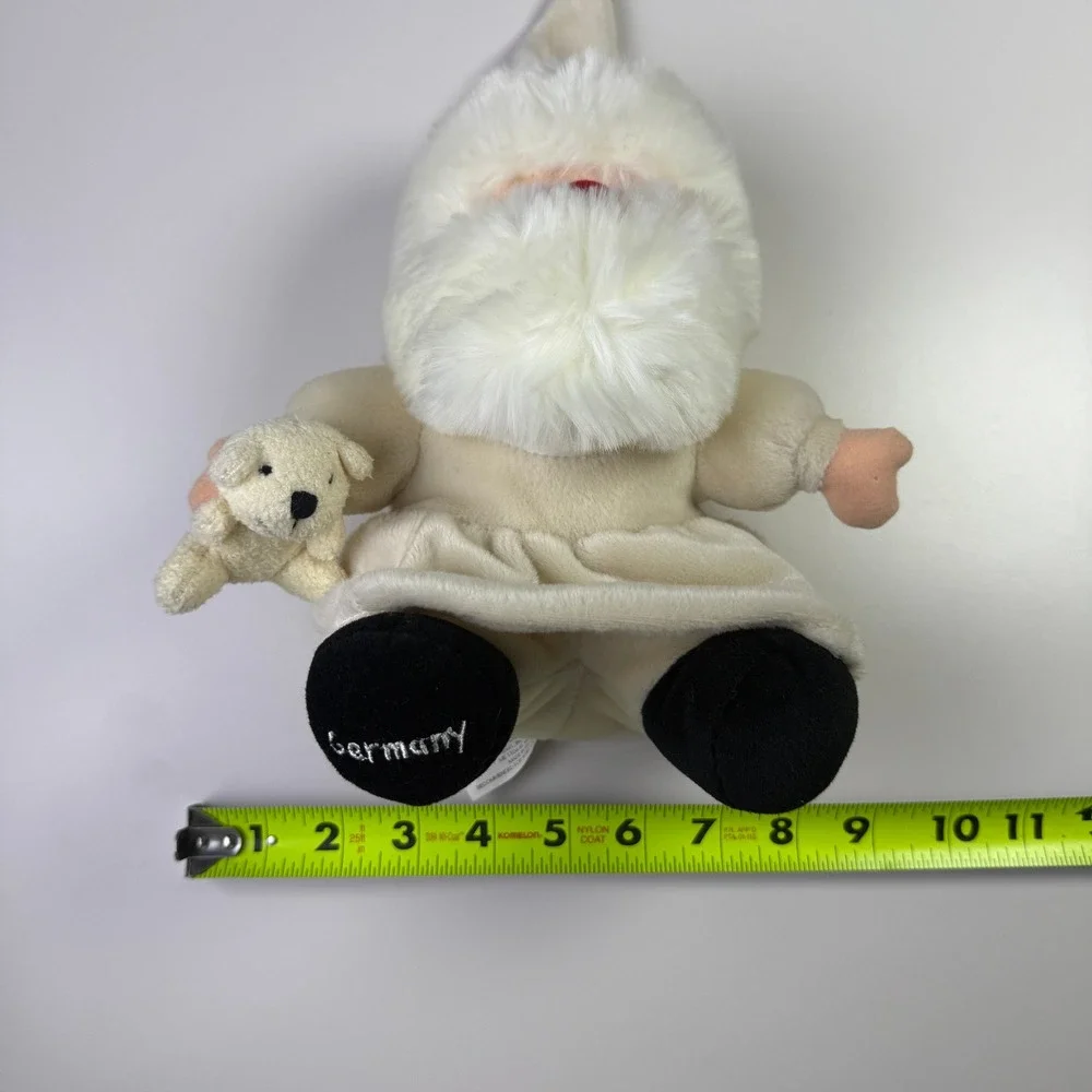Set of 2 Christmas Gnomes Santa Ireland Germany Plush Stuffed Toys Festive Decor